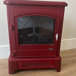 Duraflame Red Infrared Quartz Stove Heater with 3D Flame Effect